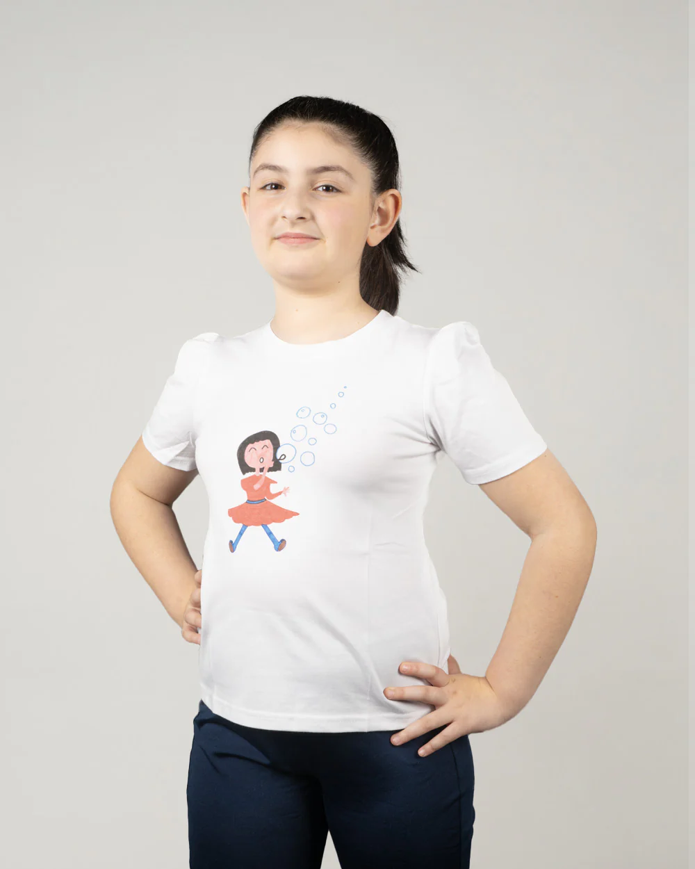 T-Shirt bambina - Bolle di sapone
