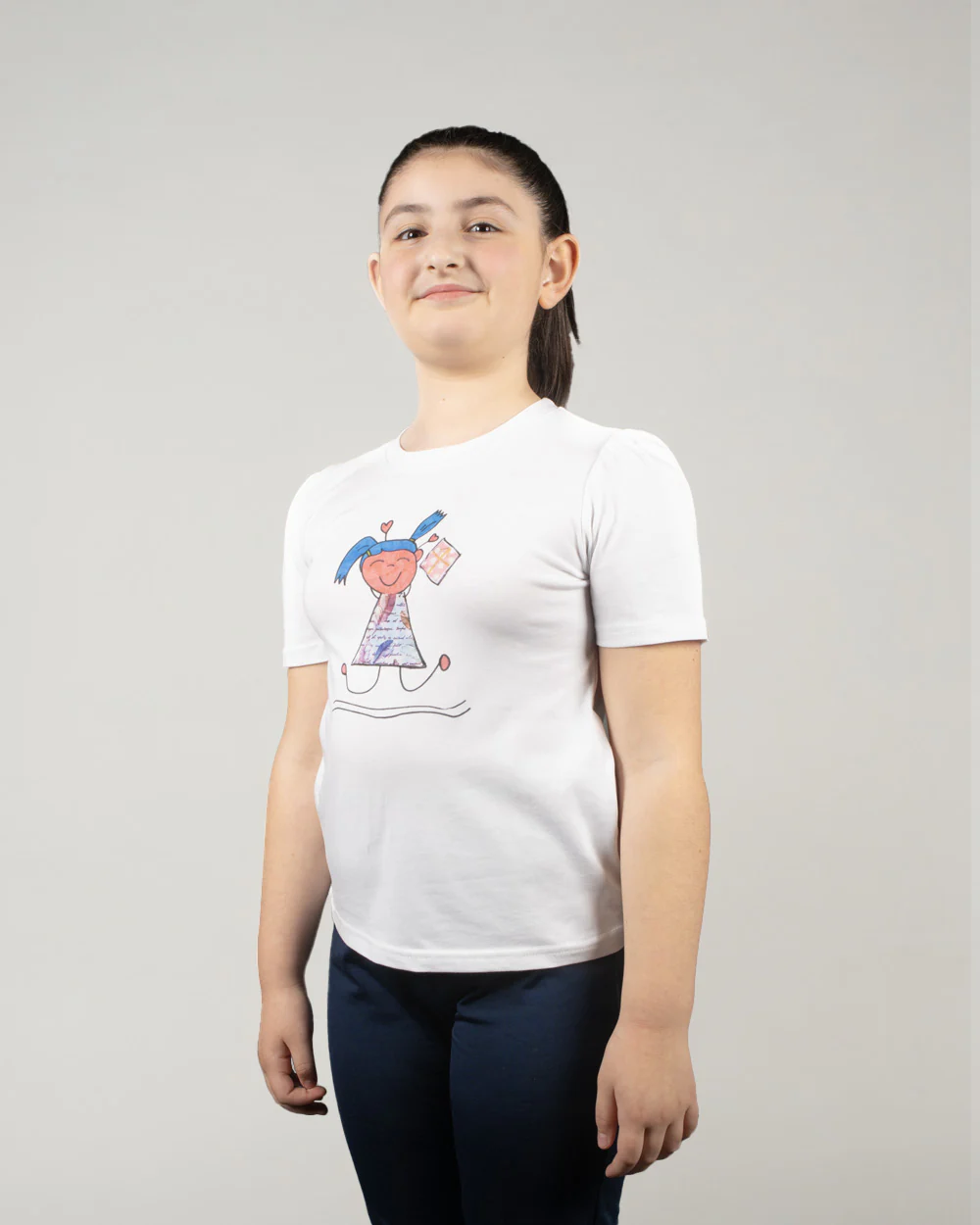 T-Shirt bambina - Codini blu