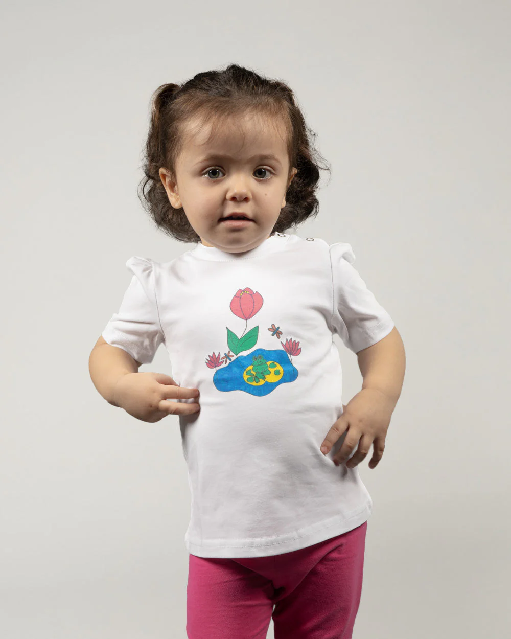 T-Shirt bambina - Fiori di loto