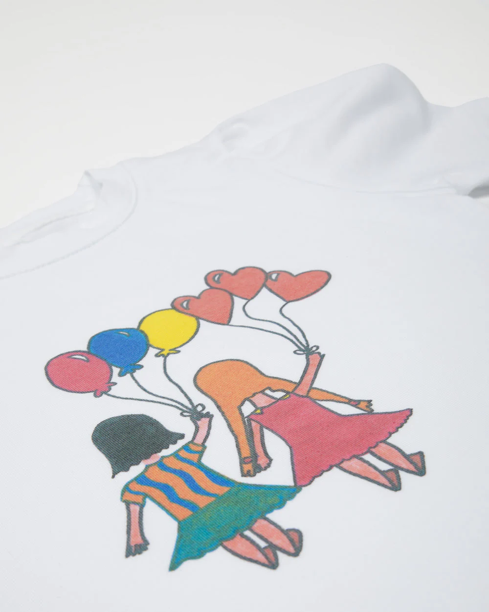 T-Shirt bambina - Bimbe con palloncini colorati - immagine 3
