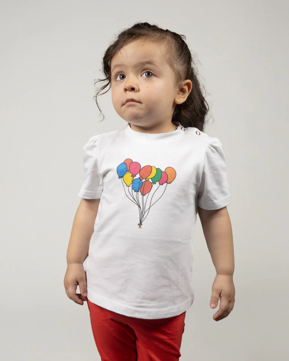 T-Shirt neonata - Palloncini colorati