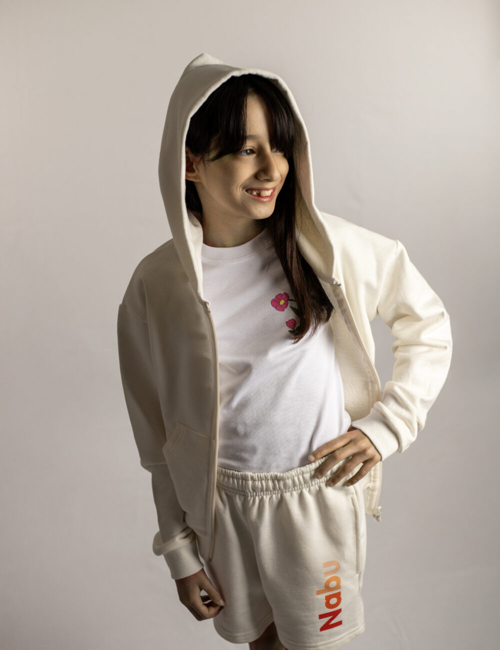 Cream unisex sweatshirt - Sunset - Image 4