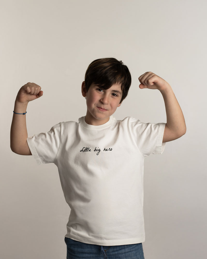 T-shirt unisex bianco - Little big hero