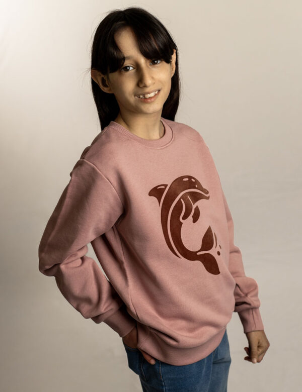 Unisex bubblegum sweatshirt - Dolphin