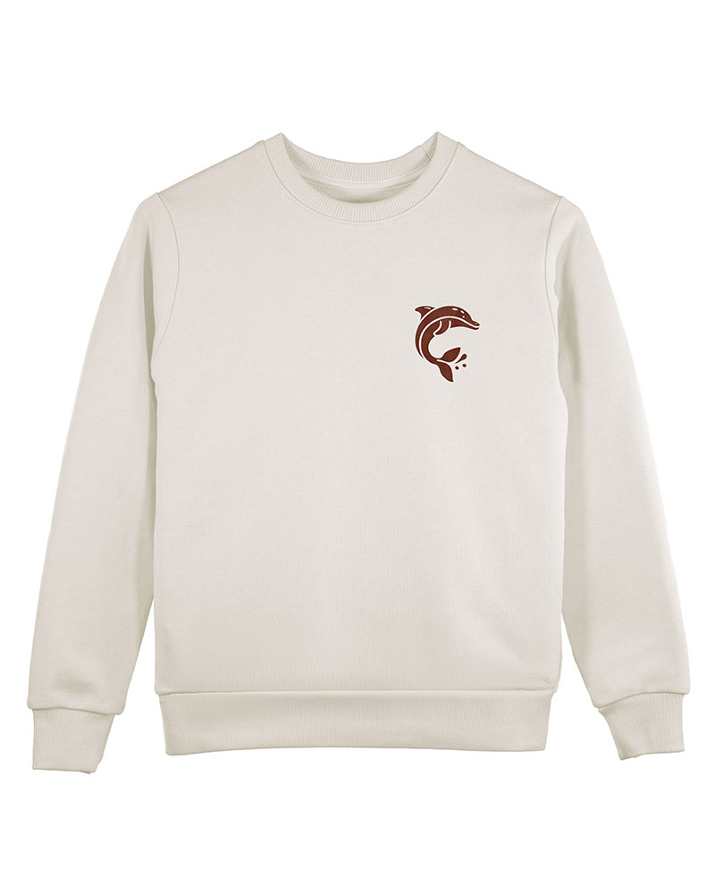 Felpa unisex crema - Delfino