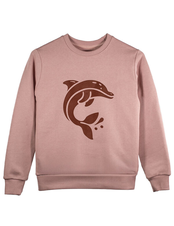 Felpa unisex bubblegum - Delfino