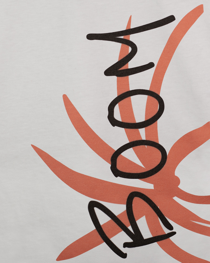 White unisex T-shirt - Boom - Image 3