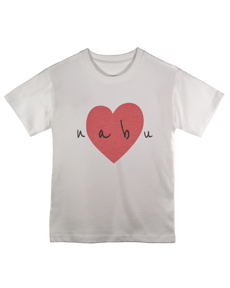 T-shirt unisex bianco - Cuore