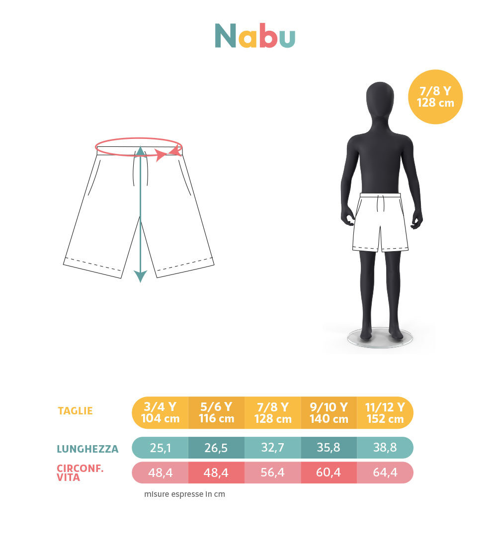 Bermuda unisex crema - Nabu - immagine 4