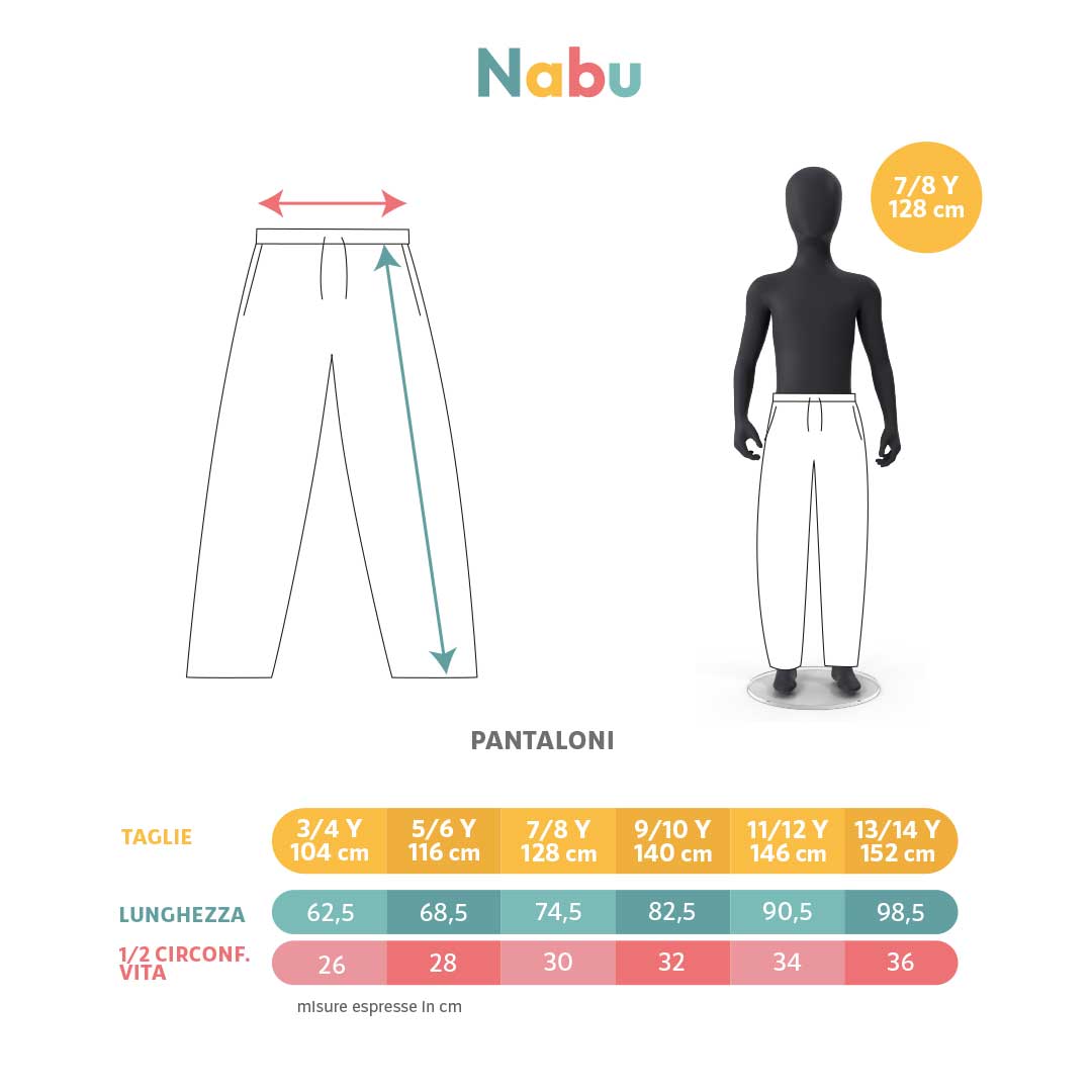 Pantaloni Blu Unisex - immagine 4