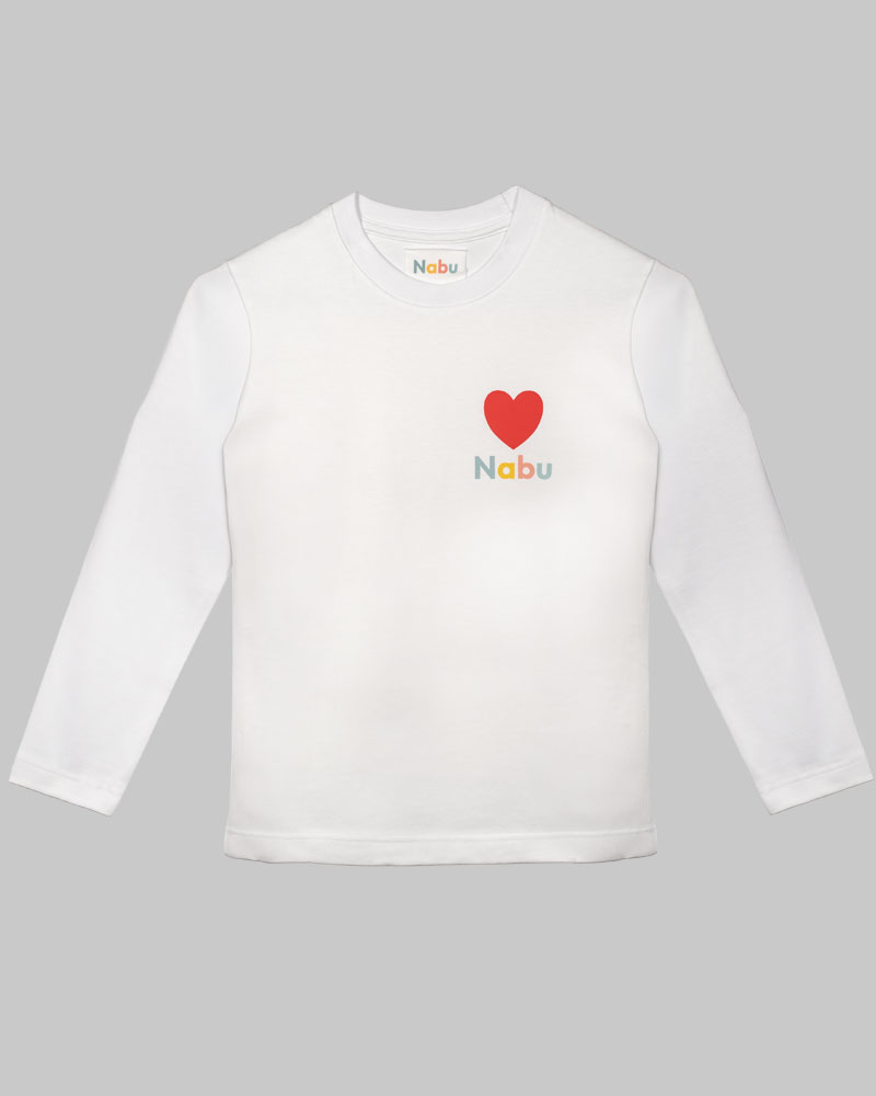 T-shirt Manica Lunga Cuore